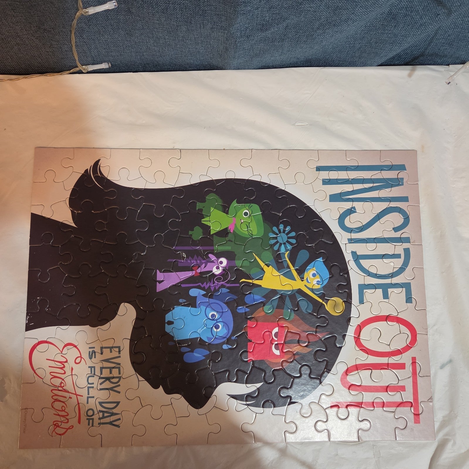 Disney Pixar Inside Out 100 Piece Jigsaw Puzzle Complete Family