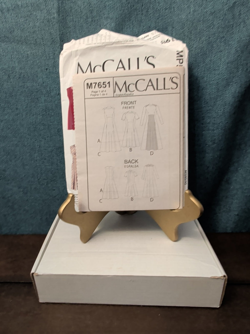 UNCUT McCall's M7651 (MP590) Pattern | Fit & Flare Dress Princess Seam Size 6-14