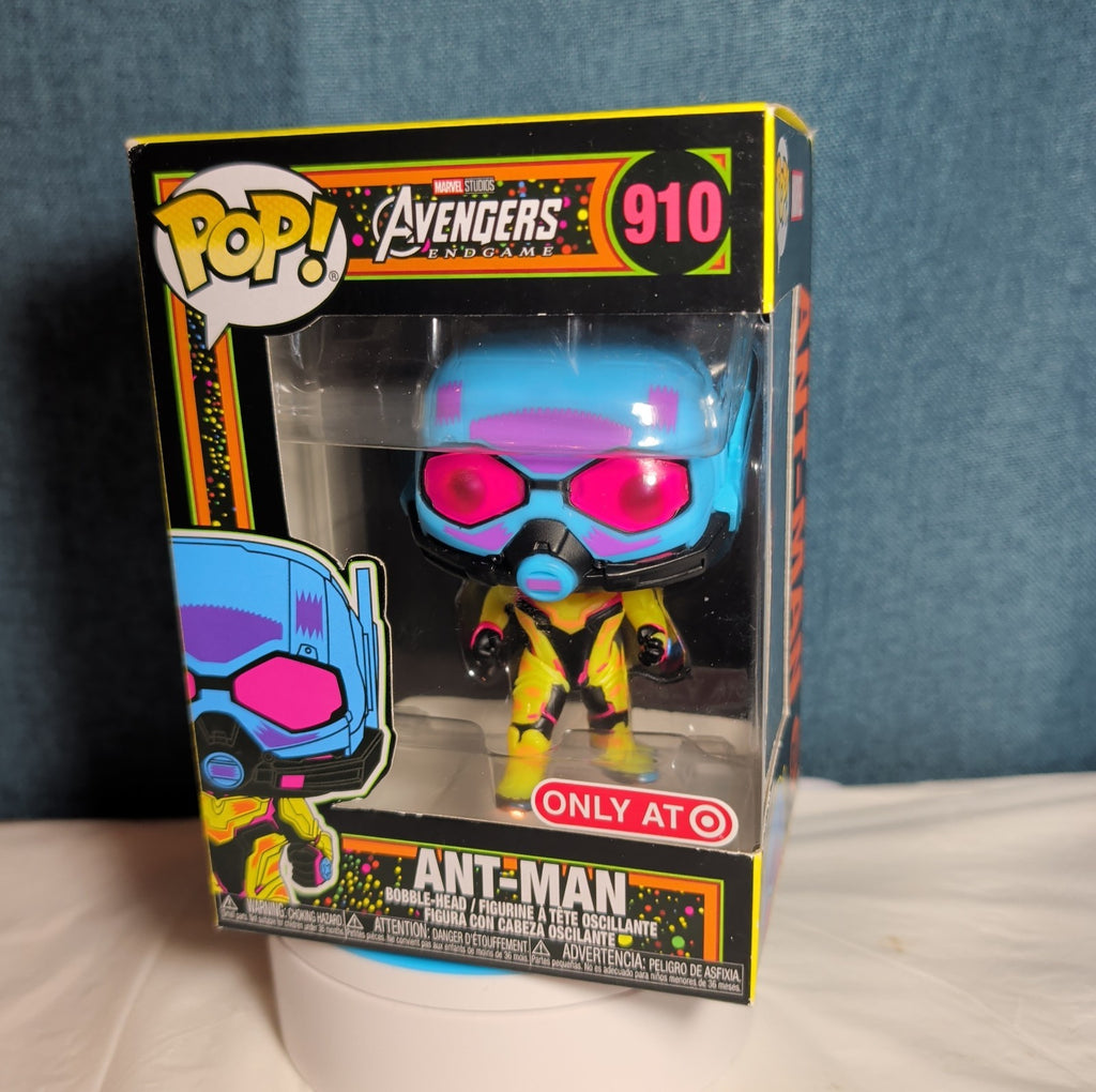 Funko Pop Ant-Man 910 Avengers Endgame Blacklight Target Exclusive PreOwned