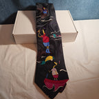Vintage 90s Hallmark Fishing Tie The Big Catch SpecialTies Men Novelty Polyester