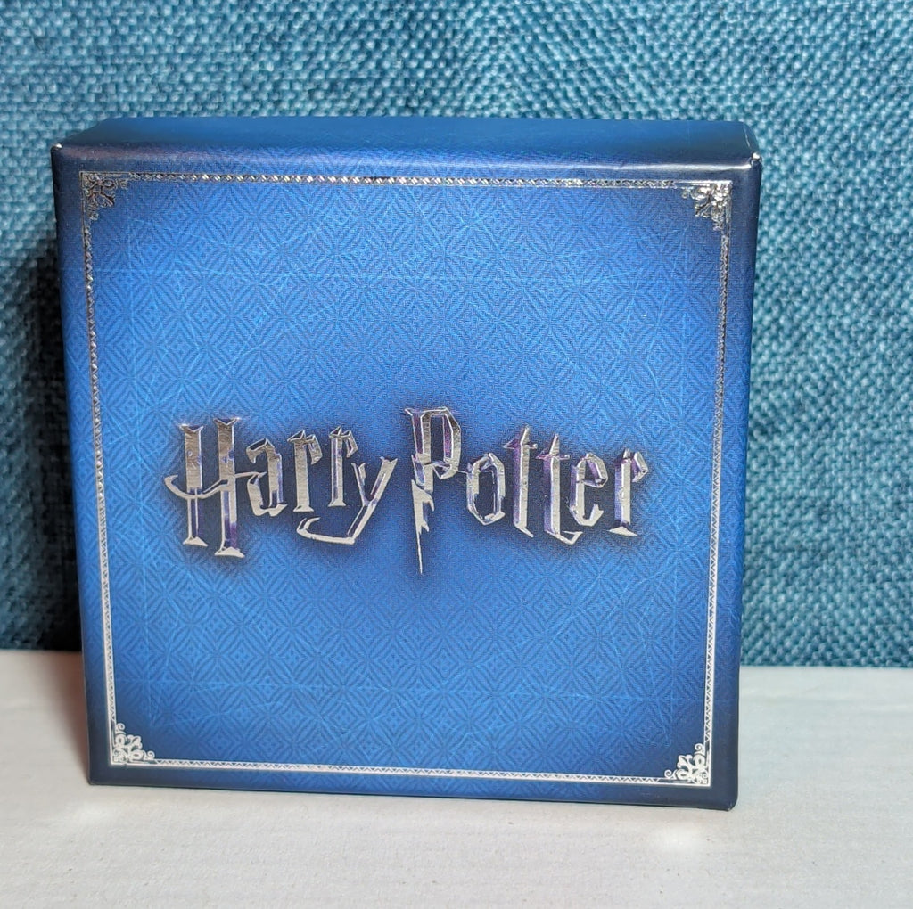 Harry Potter Hogwarts Crest Pocket Watch Brass Tone Steampunk Retro NIB