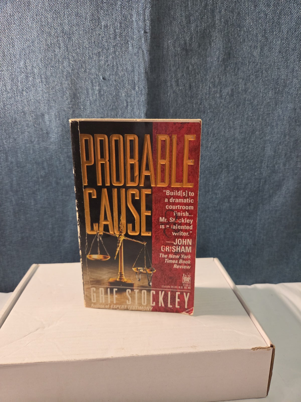 Probable Cause Grif Stockley  Paperback Gideon Page Legal Thriller Book
