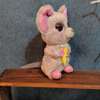 Ty Beanie Boos Squeaker Mouse 6" Plush Sparkle Cheese Kidcore