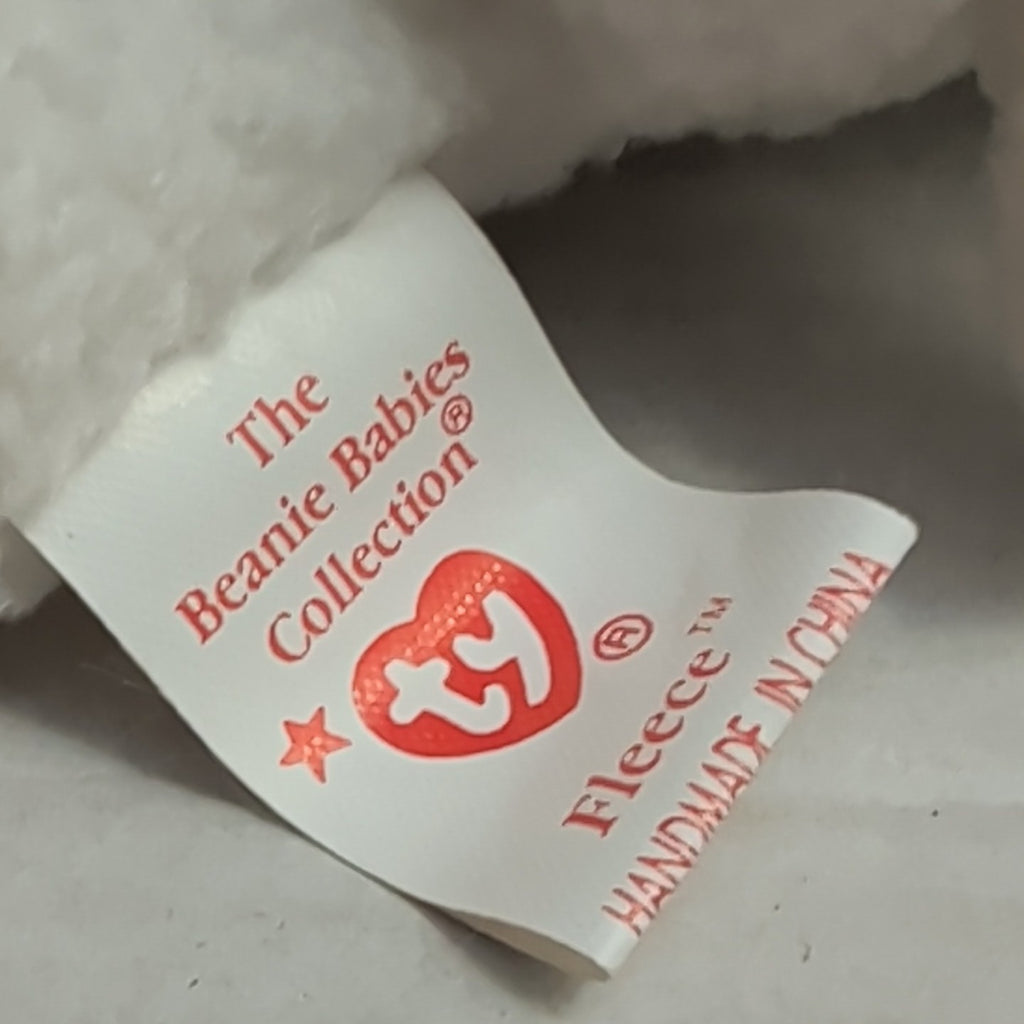 Ty Beanie Baby Fleece Lamb 1996 Retired 4th Gen Tags MWMT P.E. Pellets Authentic