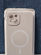 iPhone 14 Plus Case MagSafe Magnetic | Stone Beige Silicone | New