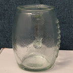 Home Essentials FOOTBALL Glass Mug XL 36 oz Textured Pigskin Beer Stein Gameday