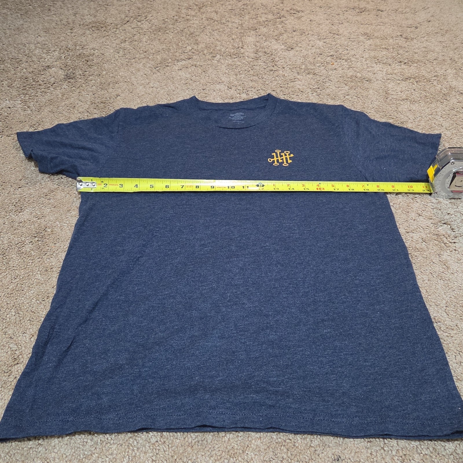 Diageo Tangerine Shirt Large Navy Blue Key Graphic Tee