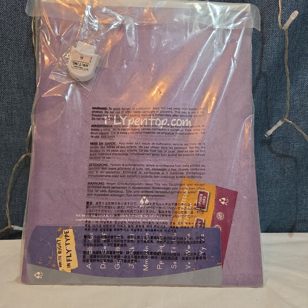 LeapFrog FLY Pentop Writer's Toolbox Cartridge Notebook 2005 Y2K Tech Sealed
