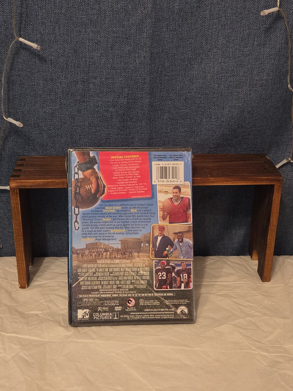 Paramount The Longest Yard DVD Widescreen 2005 Adam Sandler