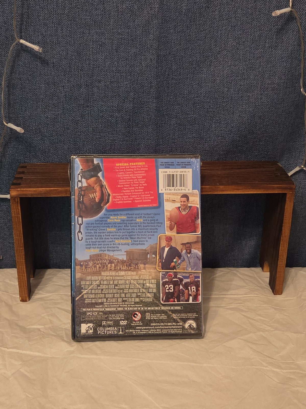 Paramount The Longest Yard DVD Widescreen 2005 Adam Sandler