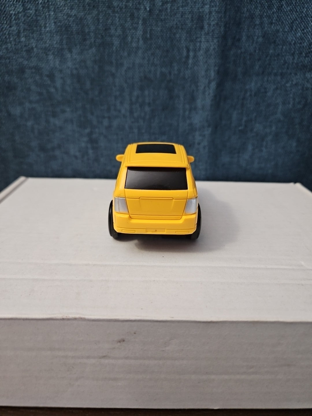 Motorized Yellow SUV Toy Car | Battery Operated Range Rover Style | 3" Vehicle
