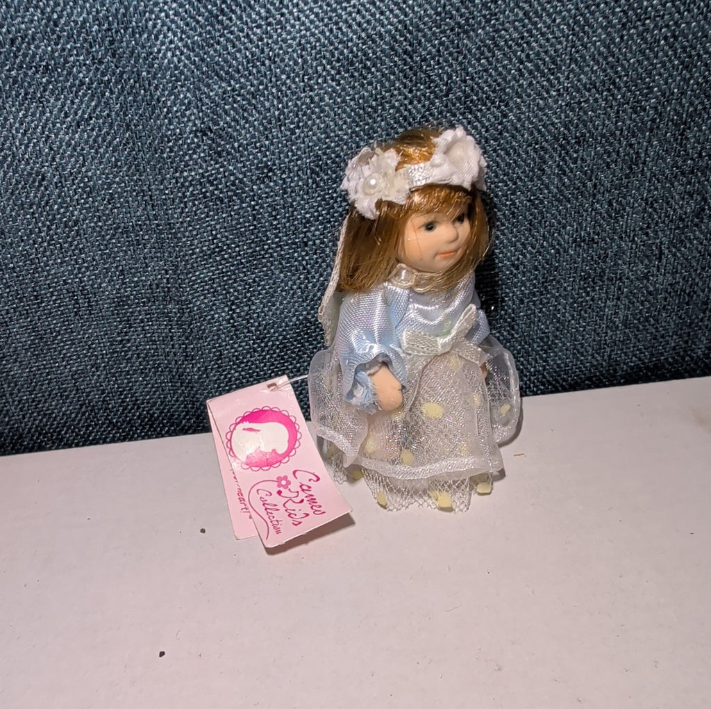Cameo Kids Collection Porcelain Fairy Doll Blue Dress NWT 697738124490