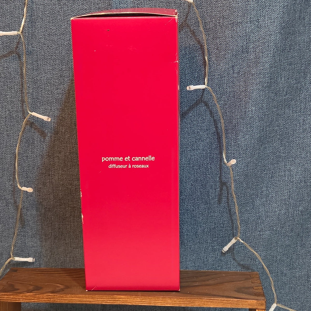 Pier 1 Imports Apple Cinnamon Reed Diffuser Red Glass