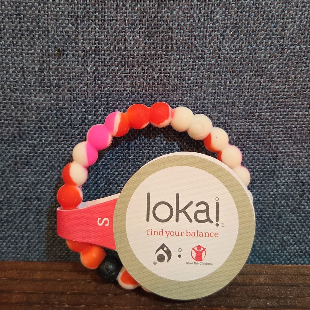 Lokai Breast Cancer Awareness Pink Silicone Bracelet Size S