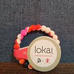 Lokai Breast Cancer Awareness Pink Silicone Bracelet Size S