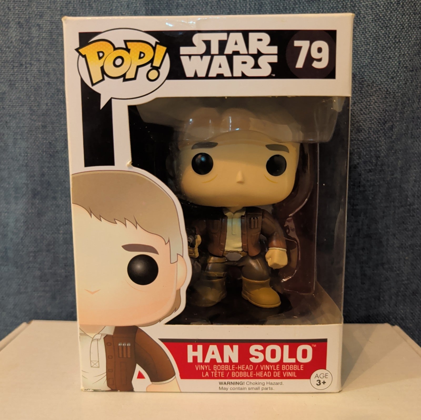 Funko POP! Star Wars Han Solo #79 Force Awakens Vinyl in Box with Protector