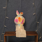 Ty Beanie Boos Bloomy Pastel Bunny Plush 6" Glitter Eyes Easter Bunny