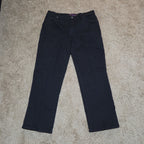 Gloria Vanderbilt Amanda Black Jeans Stretch 14P Short Women Classic
