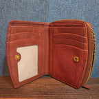 Margot New York Gina Compact Wallet Brandy Leather Boho