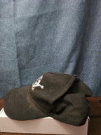 True Religion Hat Black Baseball Cap Buddha Design Adjustable Snapback Mens