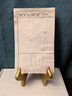 UNCUT Butterick B6346 Skirt Pattern | Asymmetrical Elastic Waist | Size 8-22 |