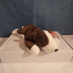 Ty Beanie Baby Bruno Dog Plush Vintage 1997 Bull Terrier Tags Protected