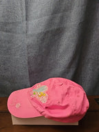 Disney Tinker Bell Hat Pink Baseball Cap "Cute but Feisty" Y2K Embroidered