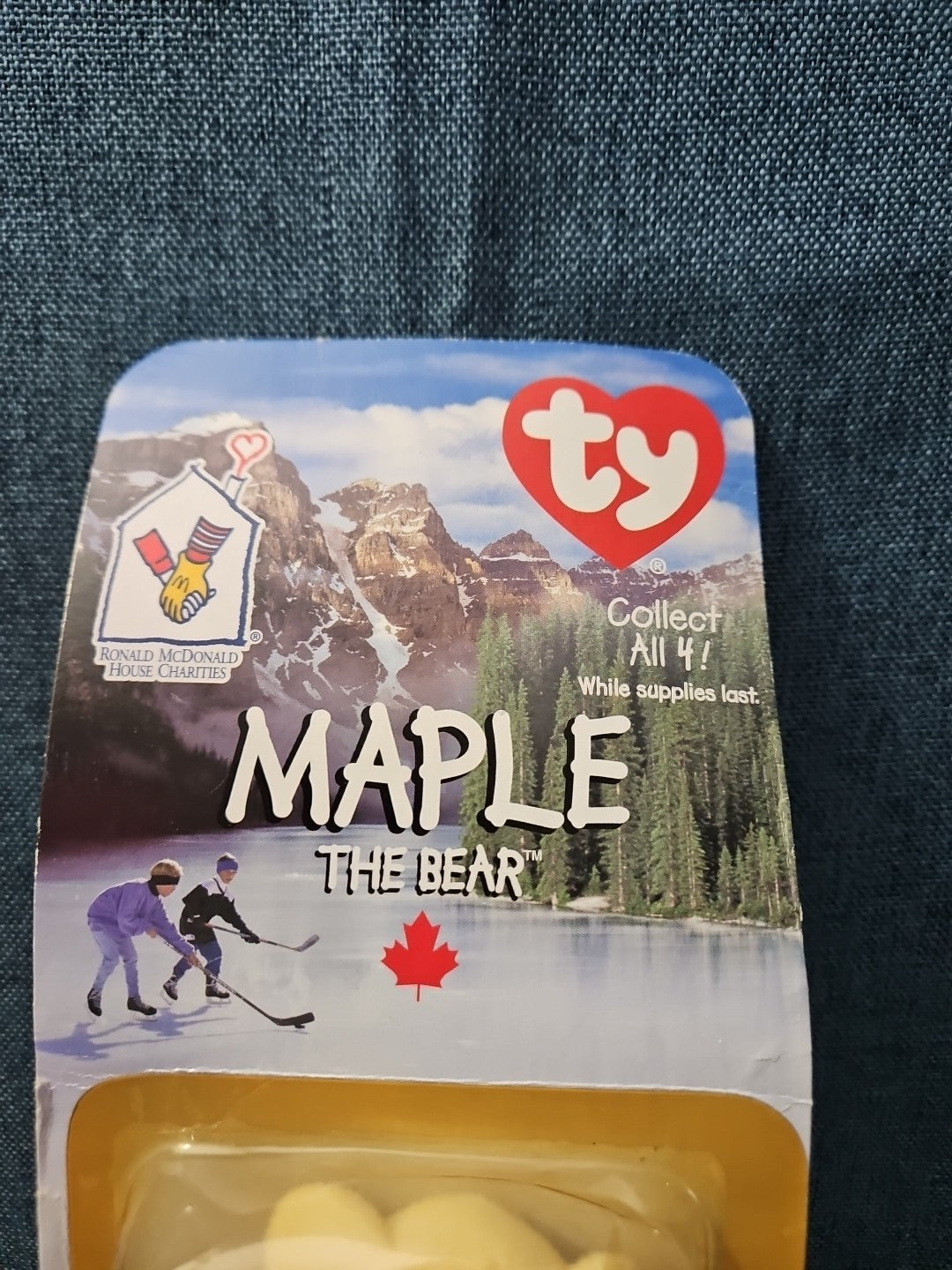 Ty Beanie Baby Maple the Bear | 1997 McDonald's Charity Exclusive
