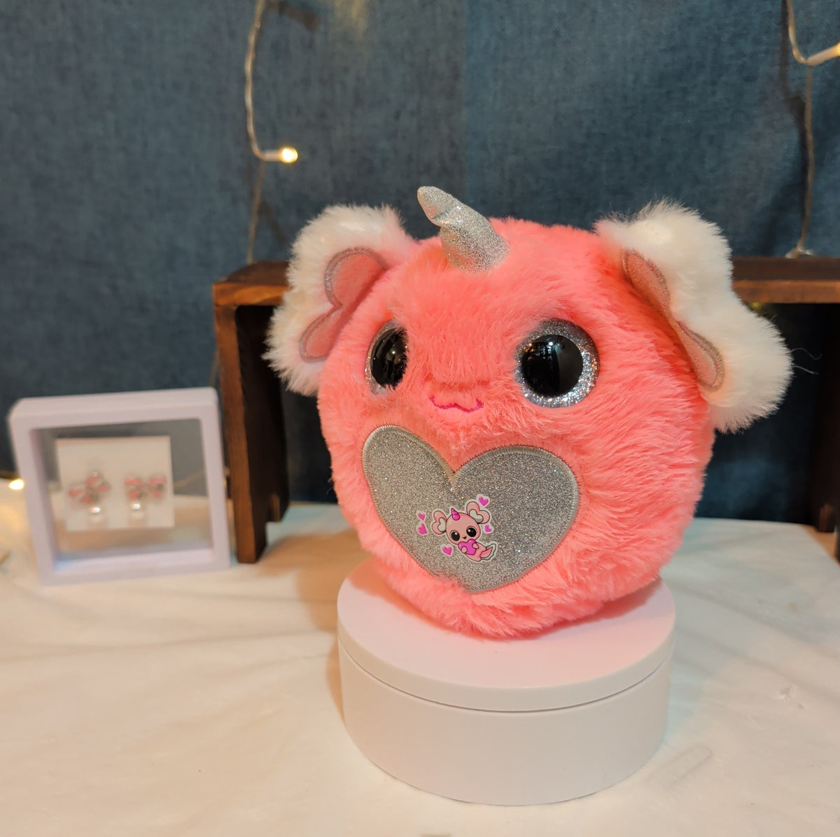 Zuru Rainbocorns Kittycorn 4" Pink Plush Sparkle Wings Y2K