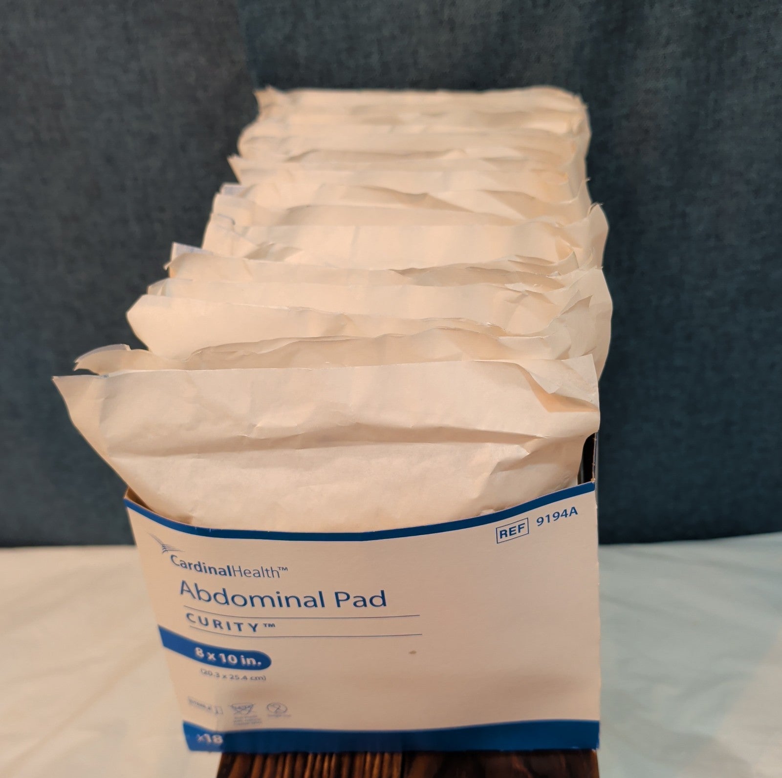 Curity Cardinal Health 8x10 Abdominal Pads Sterile 72-Ct New EXP 2029 9194A