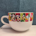 Disney Christmas Jumbo Mug Mickey Minnie Donald Goofy Pluto Galerie Oversized