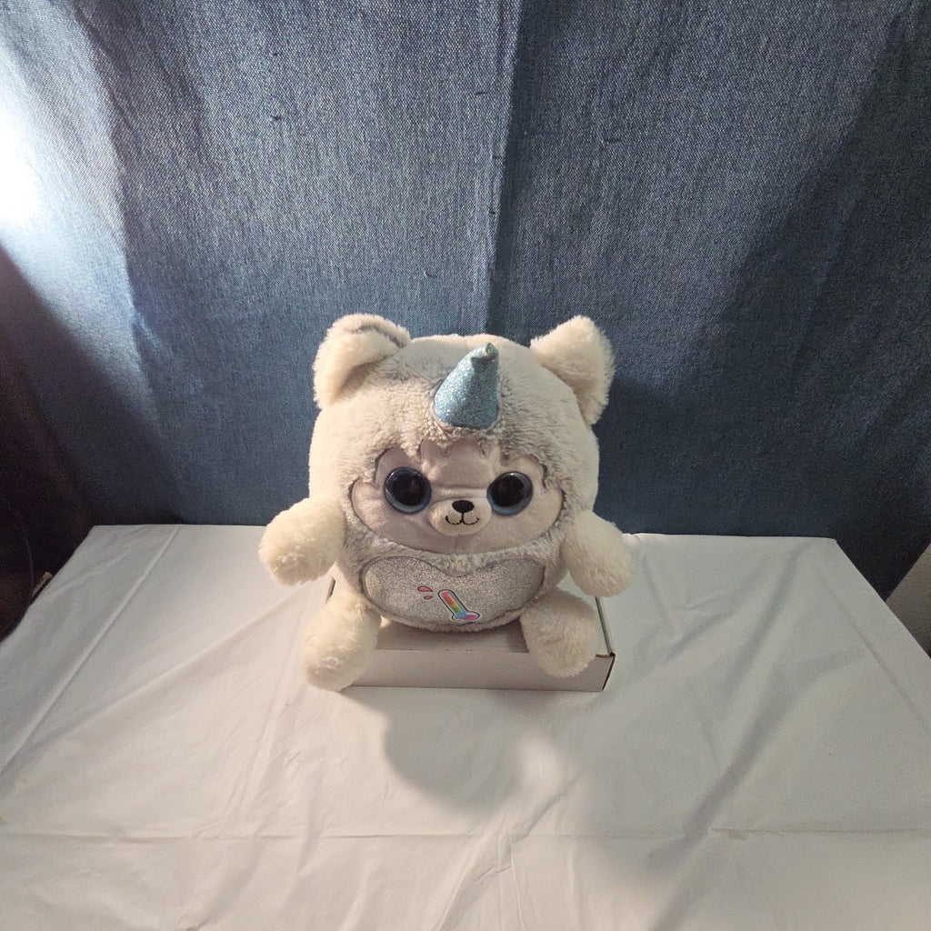 ZURU Rainbocorn Puppycorn Rescue Husky Plush 10" Houdini Thermometer