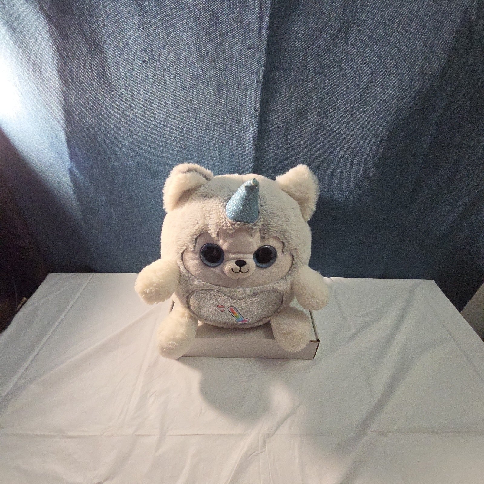 ZURU Rainbocorn Puppycorn Rescue Husky Plush 10" Houdini Thermometer