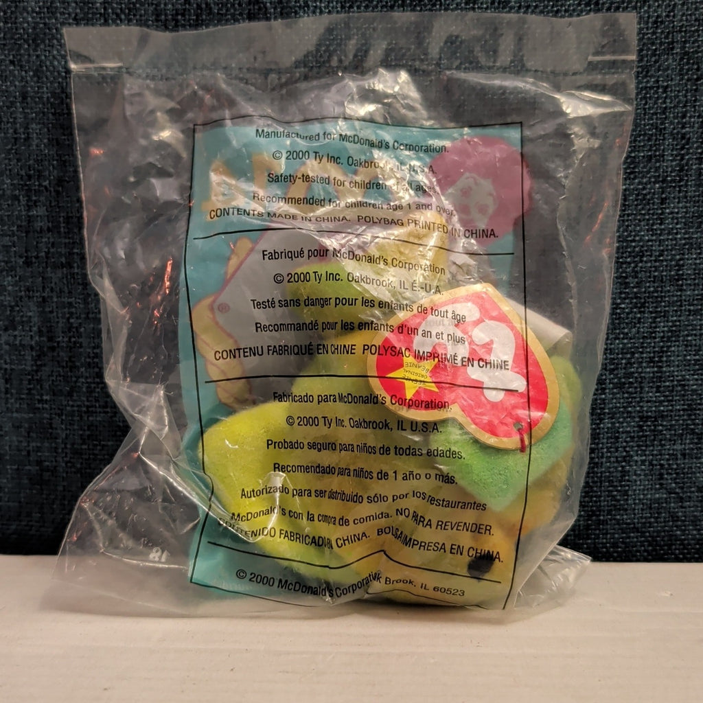 Ty Teenie Beanie Baby Coral the Fish #14 McDonald’s 2000 New In Package Tropical