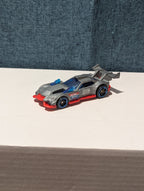 Hot Wheels GT HUNTER 2014 First Edition Night Burnerz #96 Silver Loose | Good