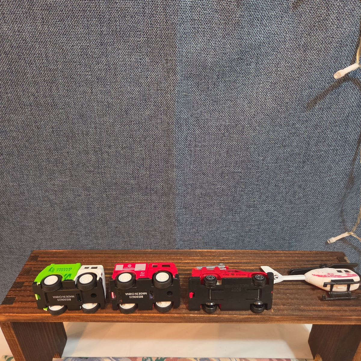 City Rescue Toy Vehicle Lot 4 Fire Truck Copter