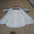 Pine Grove Striped Button Down Shirt Cotton Vintage 90s Retro Men Size M