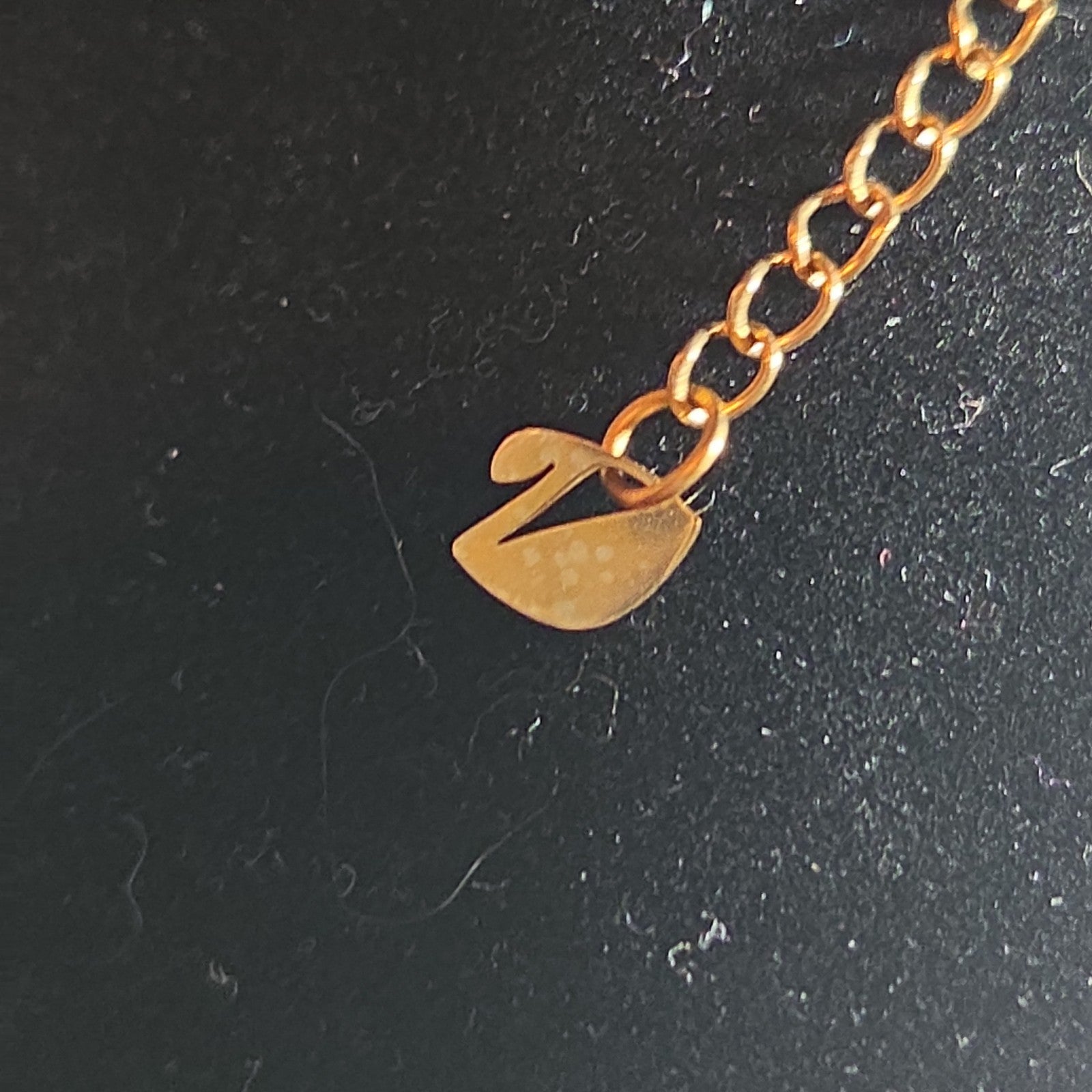Rose Gold Tone Swan Pendant Stainless Steel Coquette NWT