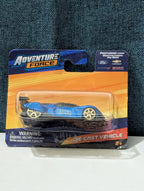 Adventure Force Blue Race Car | Maisto Fresh Metal Diecast | GT Racer Gold Wheel