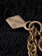 Sarah Coventry Emberwood Long Vintage Necklace 1975 Gold Tone Root Beer Amber