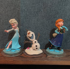 Disney Infinity Frozen 3 Figure Lot Elsa Anna Olaf PVC Loose