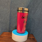 Teacher Appreciation Travel Tumbler 20oz Pink Hot Cold Cup with Lid