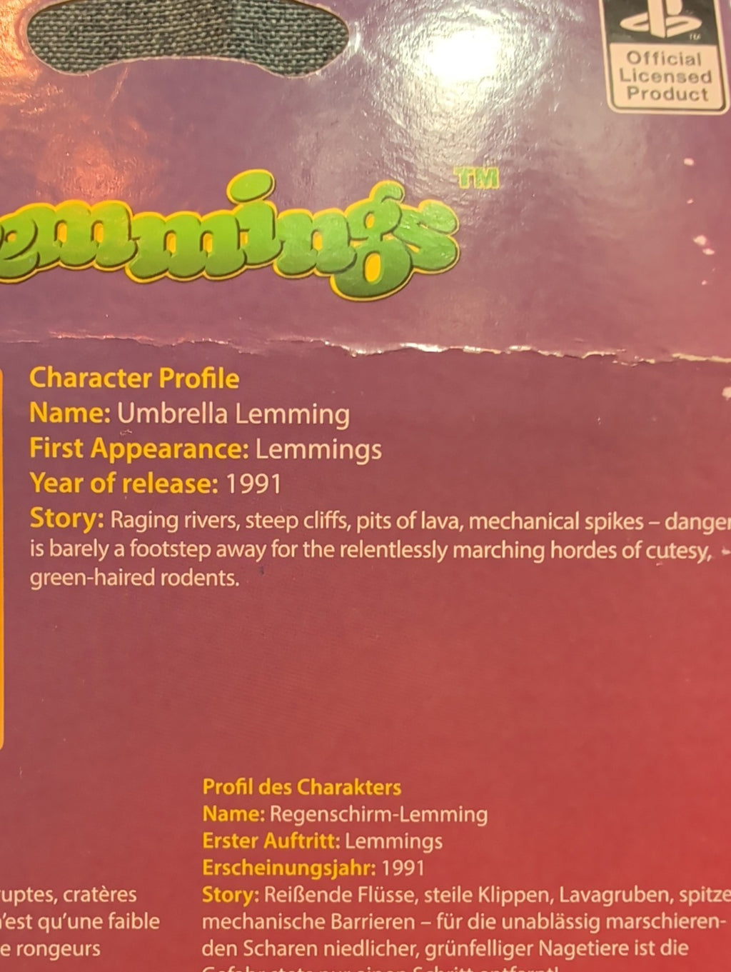 Totaku #17 Umbrella Lemming Figure Sony PlayStation Retro Gaming NIB