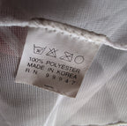 White Chiffon Evening Shawl Wrap Capelet Bridal Pre-Owned 67x21