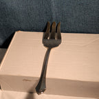 4 Pc ONEIDA Community ROYAL FLUTE Serving Set | Kenwood Meat Fork Spoons MCM