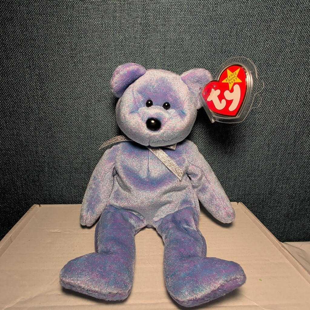 Clubby II Ty Beanie Baby 1999 Retired Official Club Bear MWMT w/ Tag Protector