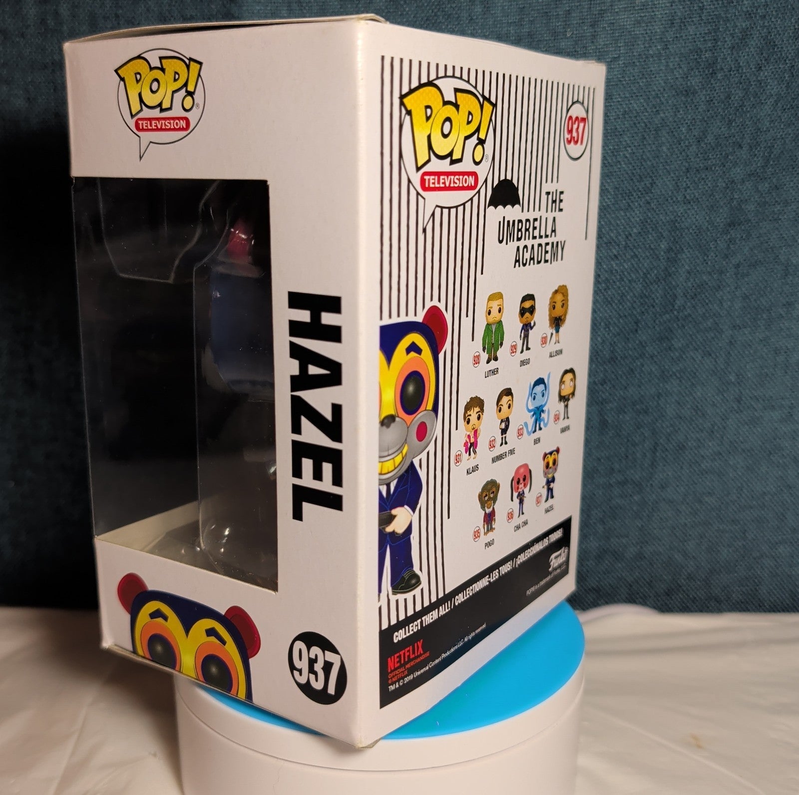 Funko Pop Television Umbrella Academy 937 Hazel Mask Figure in Box w Protector