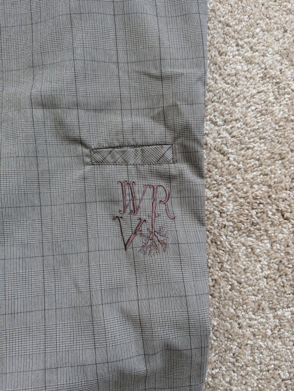 O'Neill Hybrid Boardshorts Men's Size 34 Gray Plaid Swim Trunks Walker Shorts