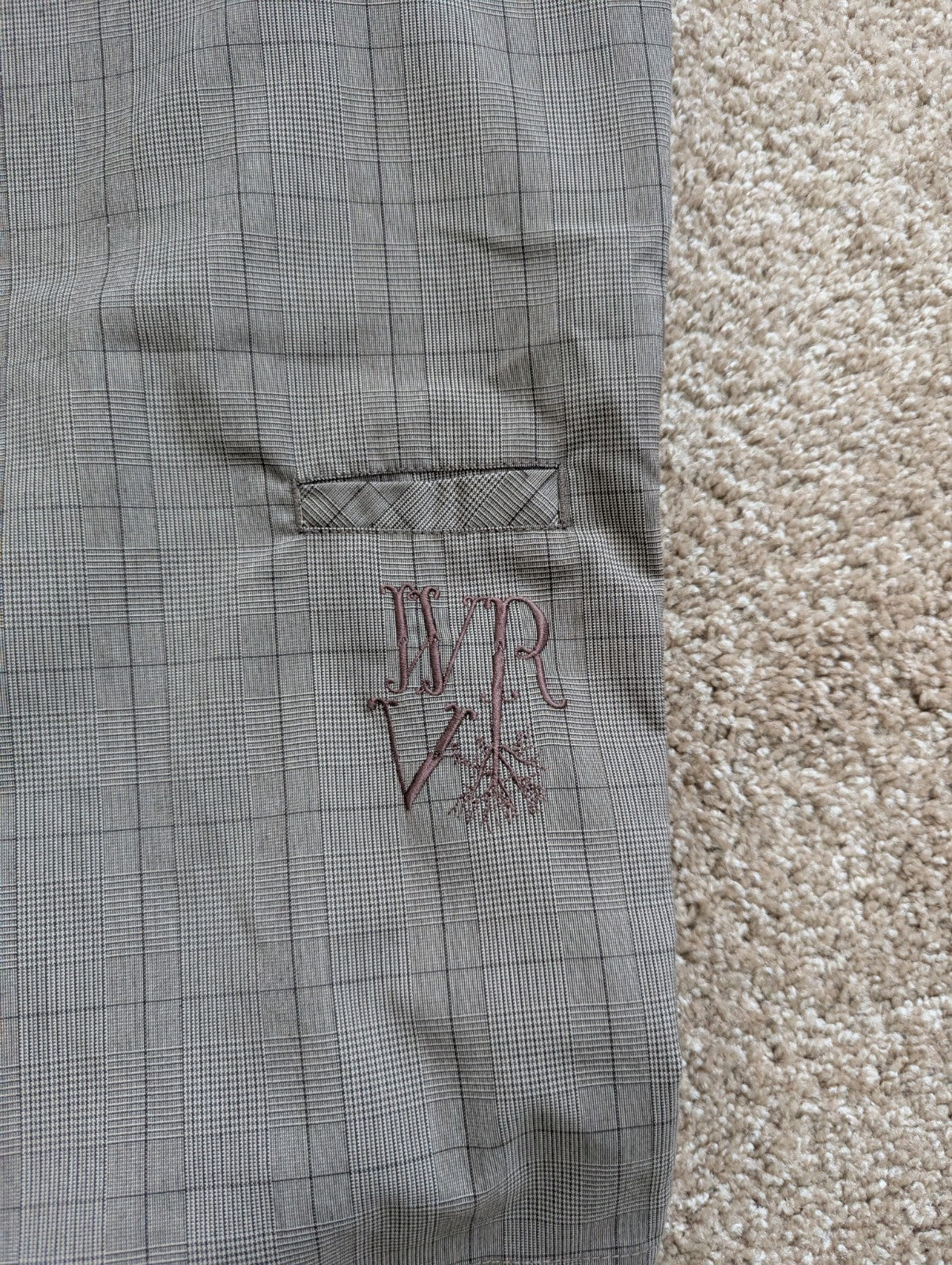 O'Neill Hybrid Boardshorts Men's Size 34 Gray Plaid Swim Trunks Walker Shorts
