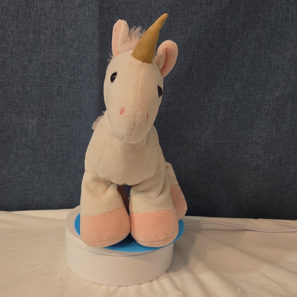 Manhattan Toy White Pink Unicorn Plush Rainbow Stars